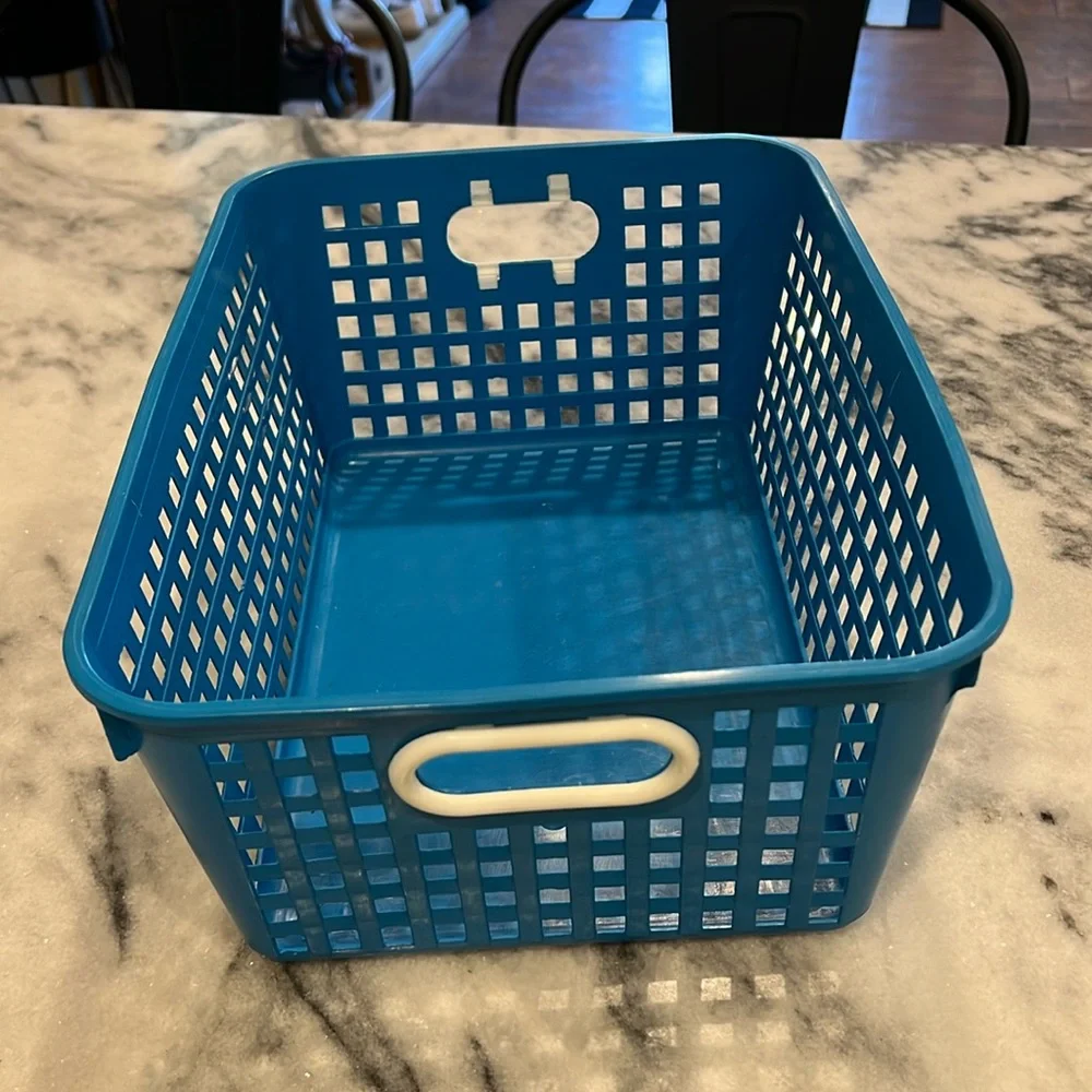 Blue basket